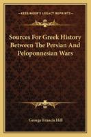 Sources For Greek History Between The Persian And Peloponnesian Wars 1163299839 Book Cover