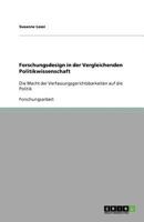 Forschungsdesign in Der Vergleichenden Politikwissenschaft 3656010226 Book Cover