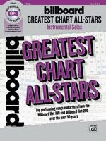 Billboard Greatest Chart All-Stars Instrumental Solos for Strings: Top Performing Songs and Artists from the Billboard Hot 100 and Billboard Hot 200 Over the Past 50 Years, Book & CD 1470637111 Book Cover