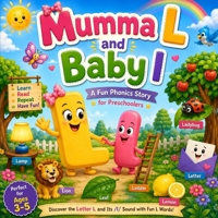 Mumma L and Baby l: A Fun Phonics Story for Preschoolers | Learn the Letter L Sound with Simple L Words | Ages 3–5 (Mumma Letters & Baby Letters Adventures) B0HD12N1ZY Book Cover