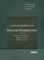 Cases and Materials on Statutory Interpretation 0314278184 Book Cover