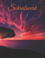 Schreibwerk: Schneeflocken Matrix - XXL Planer Notizbuch (Gr��e: 8,5x 11 Zoll) f�r das kreative Schreiben und die Entwicklung komplexer Storys 1695071719 Book Cover