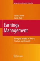 Earnings Management: Emerging Insights in Theory, Practice, and Research 1441938354 Book Cover