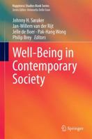Well-Being in Contemporary Society 3319064584 Book Cover