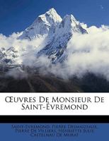 Uvres de Monsieur de Saint-Vremond 1147295131 Book Cover