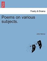 Poems on various subjects. 1241167567 Book Cover