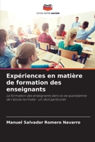 Expériences en matière de formation des enseignants 6205725177 Book Cover