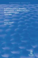 A Chronicle of First Broadcast Performances of Musical Works in the United Kingdom, 1923-1996 1138635456 Book Cover