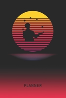 Planner: Juggler Juggle 2 Year Weekly Planning Organizer 2020 - 2021 Retro Vintage Vaporwave Sunset Cover January 20 - December 21 Writing Notebook Productive Datebook Calendar Schedule Plan Days, Set 1702351890 Book Cover
