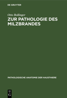Zur Pathologie des Milzbrandes (German Edition) 3486722794 Book Cover