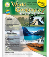World Geography, Middle Grades & Up (Daily Skill Builders) [Paperback] [2007] (Author) Wendi Silvano 1580374549 Book Cover