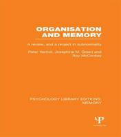 Organisation and Memory (Ple: Memory): A Review and a Project in Subnormality 1138977675 Book Cover