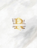 R: Monogram Initial Weekly Academic Planner Marble 8.5 x 11 1655706330 Book Cover