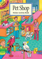 Pet Shop Sticker Activity Book 0486403122 Book Cover