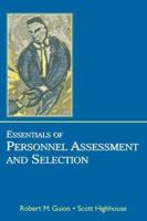 Essentials of Personnel Assessment And Selection 0805852832 Book Cover