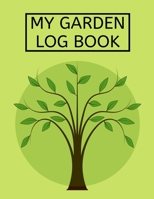 My Garden Log Book: Garden Planting Journal, Gardener Logbook To Record, Track Plants and Projects, Gardening Gifts For Garden Lovers Women, Men, Mom, Dad (8,5 x 11) 1673628419 Book Cover