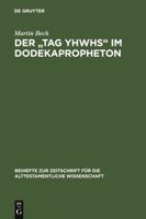 Der Tag Yhwhs Im Dodekapropheton 311018575X Book Cover
