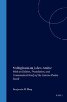 Multiglossia in Judeo-Arabic: With an Edition, Translation, and Grammatical Study of the Cairene Purim Scroll (Etudes Sur Le Judaisme Medieval, Vol) (Etudes Sur Le Judaisme Medieval, Vol) 9004096949 Book Cover