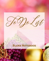 To Do List - Blank Notebook - Write It Down - Pastel Rose Pink Gold Yellow - Abstract Modern Contemporary Design Art 1034268635 Book Cover