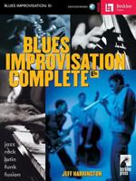 Blues Improvisation Complete: Eb Instruments [With Play-Along CD] 0634015311 Book Cover
