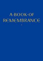 Book of Remembrance 1853114863 Book Cover