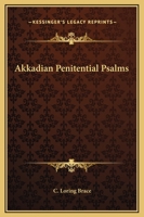 Akkadian Penitential Psalms 1425369413 Book Cover