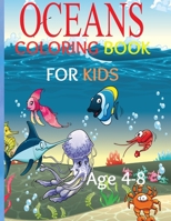 Oceans Coloring Book For Kids: Dive into the Deep: An Underwater Coloring Adventure for Kids B0CK3HNRCP Book Cover