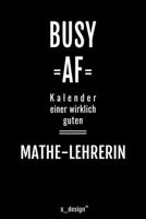 Kalender 2020 f�r Mathe-Lehrer / Mathe-Lehrerin: Wochenplaner / Tagebuch / Journal f�r das ganze Jahr: Platz f�r Notizen, Planung / Planungen / Planer, Erinnerungen und Spr�che 1708219986 Book Cover