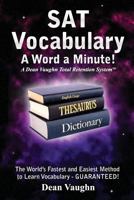 SAT Vocabulary - A Word a Minute! 0942168186 Book Cover