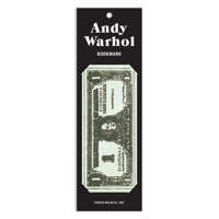 Warhol Dollar Bill Shaped Bookmark 0735384630 Book Cover