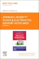Mosby's(r) Fluids & Electrolytes Memory Notecards - Elsevier eBook on Vitalsource (Retail Access Card): Visual, Mnemonic, and Memory AIDS for Nurses 0323832288 Book Cover