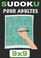 Sudoku Pour Adultes 9x9: cahier de jeux sudoku pour personne agées avec solutions, une grille par page avec gros caractères B087L8RRM7 Book Cover