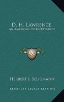 DH Lawrence 1163188824 Book Cover