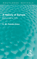A History of Europe: From 1198 to 1378 1041002289 Book Cover