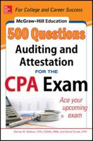 McGraw-Hill Education 500 Auditing and Attestation Questions for the CPA Exam 0071807098 Book Cover
