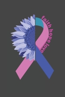 Faith Hope Love: Thyroid Cancer Awareness gift for Cancer Patient in the hopital Chemo Cancer Fighter Warrior B084DGNN8N Book Cover