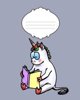 Unicorn notebook wide ruled line paper 1725079151 Book Cover