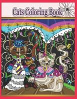 Cats Coloring Book 1720071373 Book Cover