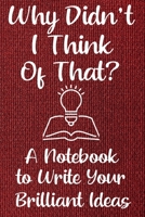 Why Didn't I Think of That?: A Notebook to Write In When Thinking About Early Retirement 167974898X Book Cover