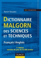 Dictionnaire Malgorn des Sciences et Techniques - Français / Anglais 2100526057 Book Cover