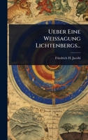 Ueber Eine Weissagung Lichtenbergs... 1278568743 Book Cover