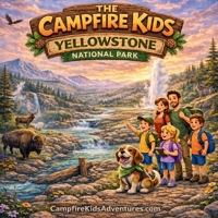 The Campfire Kids: Yellowstone Adventure B0GTLMRRB5 Book Cover