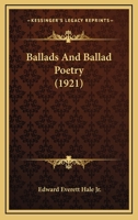 Ballads And Ballad Poetry 1104037947 Book Cover
