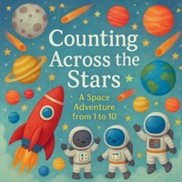 Counting Across the Stars: Discover Numbers 1 to 10 on a Space Adventure! (Counting Adventures 1 to 10: Learn Numbers with Friendly Friends in Fun Places!) B0F6VWVQ34 Book Cover