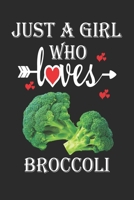 Just a Girl Who Loves Broccoli: Gift for Broccoli Lovers, Broccoli Lovers Journal / Notebook / Diary / Christmas & Birthday Gift 1698871554 Book Cover
