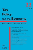 Tax Policy and the Economy, Volume 22 0226676250 Book Cover