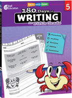 180 Days of Writing for Fifth Grade: Practice, Assess, Diagnose 1425815286 Book Cover