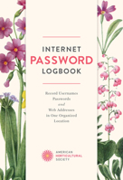 AHS Internet Password Logbook (American Horticultural Society Guides) 1577156188 Book Cover