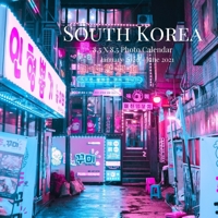 South Korea 8.5 X 8.5 Photo Calendar January 2020 - June 2021: 18 Monthly Mini Picture Book Cute 2020-2021 Year Blank At A Glance Monthly Colorful Desk Wall Page Planner 2 Years Yearly Overview Large  1712024175 Book Cover