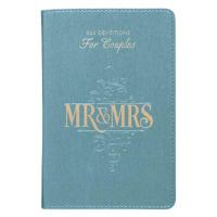 Mr & Mrs Devotions For Couples in LuxLeather 1432118862 Book Cover
